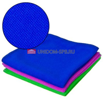 Салфетка из микрофибры эконом, 30*30см, 3 цвета (500) HYW0019 Салфетка из микрофибры эконом, 30*30см, 3 цвета (500) HYW0019