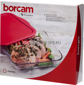 Форма для запекания 3,2л 28,2*31,7см BORCAM пл.крышка (6) 59024K Форма для запекания 3,2л 28,2*31,7см BORCAM пл.крышка (6) 59024K