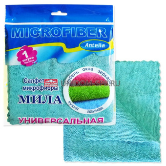 Салфетка из микрофибры универсал. 30*30см "Мила"     70721