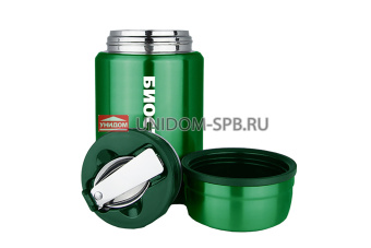 Термос 0,75 л ш/г "BIOSTAL-ОХОТА" суповой с ложкой   (1)     NTS-750G