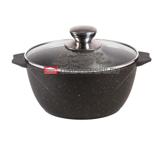 Кастрюля 2,0 л  АП ГРАНИТ BLACK     (7)     42802