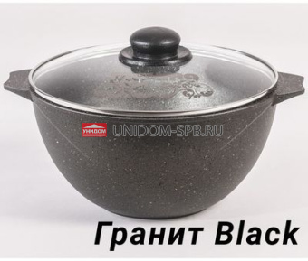 Казан 6,0 л для плова АП ГРАНИТ BLACK     (3)     56802
