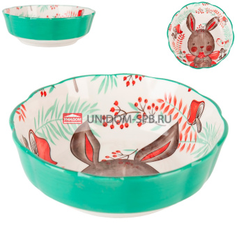 Салатник "Kawaii Forest. Rabbit", d=15см, v=550мл фрф    (12) (48)    0860404