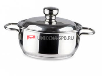 * Кастрюля 1,0 л "Классика-Прима" ТРС-3 мет.кр. пр.руч.     (8)     1с738