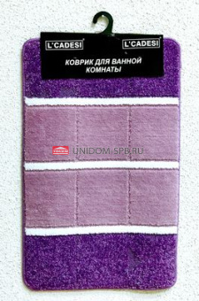 Коврик "L`CADESI MARATHON" 50*80см из полипропилена на латекс. основе в ассорт     (1)
