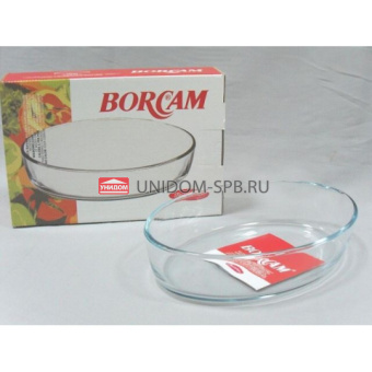 Форма овал. 1,5л 18*26см BORCAM     (8)     59084
