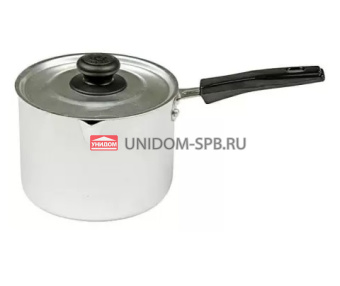 Кастрюля 1,0 л матовая 1 пл. руч. с крышкой   (20) (240)     14011