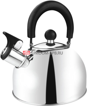 HITT Standard Plus Чайник со свистком и с крышкой  2,5л, капсулированное дно     (12) (144)     H01022